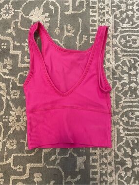 Sonic Pink Multipurpose Reversible Tank Lululemon